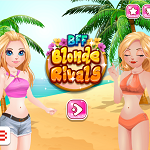 Hry pre dievčatá Bff Blonde Rivals