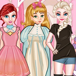 Ostatné hry pre deti Princess Paper Doll Style Dress Up